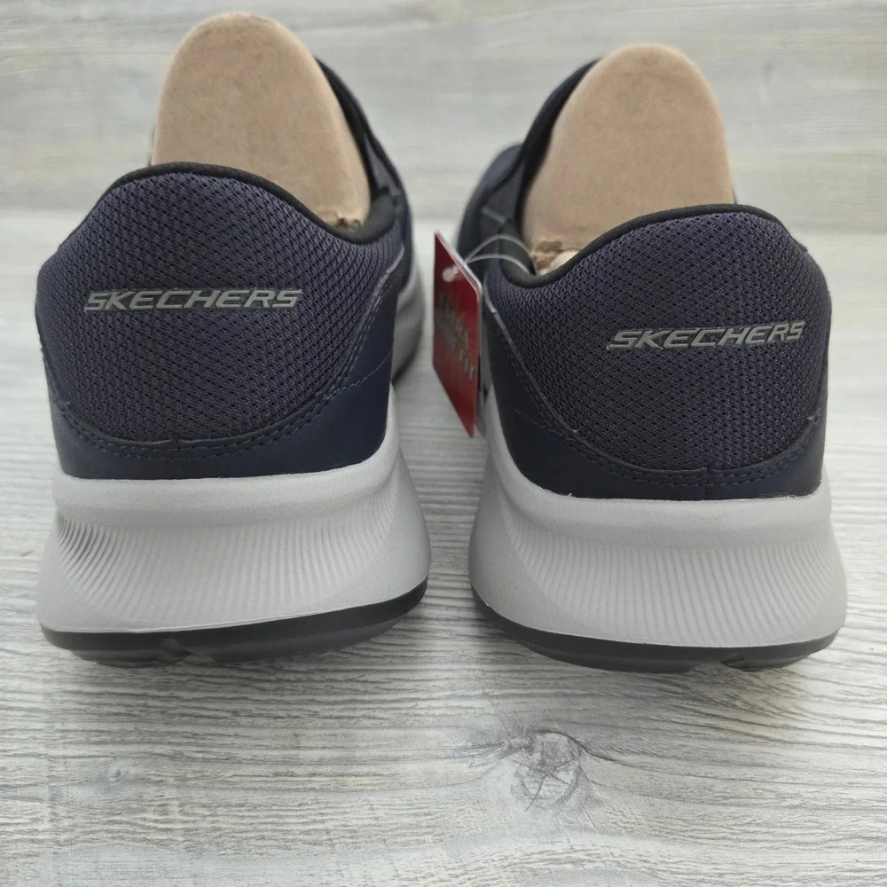 NEW Skechers Equalizer 5.0 Persistable Navy Extra Wide Fit Walking Mens 11.5